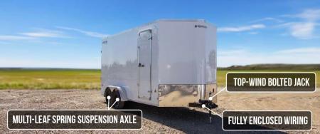 New 2026 Royal Cargo Trailers 7 X 16 +V Cargo / Enclosed Trailer