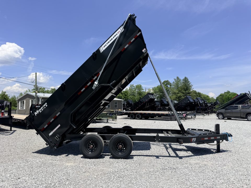 New 2026 PJ Trailers 7X16 (4FT WALL) 6 STAGE TELESCOPIC DUMP TRAILER 17600 GVWR Dump Trailer
