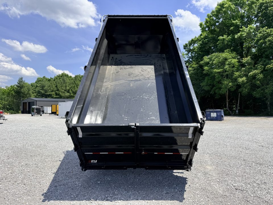 New 2026 PJ Trailers 7X16 (4FT WALL) 6 STAGE TELESCOPIC DUMP TRAILER 17600 GVWR Dump Trailer