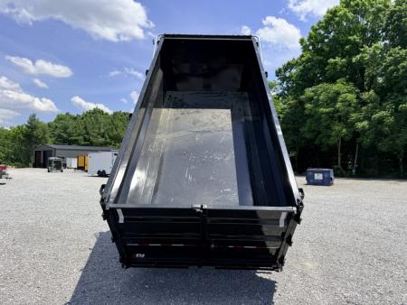 New 2026 PJ Trailers 7X16 (4FT WALL) 6 STAGE TELESCOPIC DUMP TRAILER 17600 GVWR Dump Trailer
