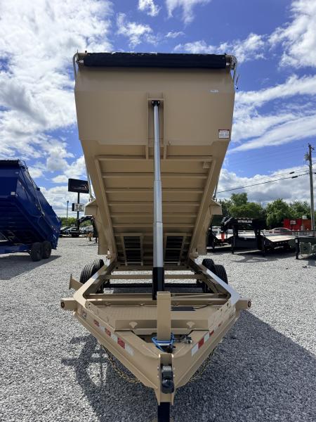 New 2026 PJ Trailers 7X16 (4FT WALL) 6 STAGE TELESCOPIC DUMP TRAILER 17600 GVWR Dump Trailer
