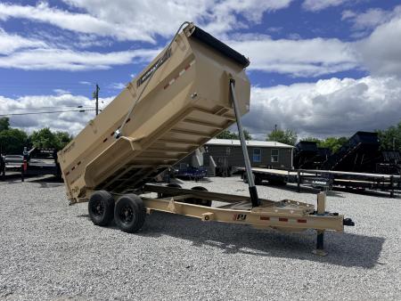 New 2026 PJ Trailers 7X16 (4FT WALL) 6 STAGE TELESCOPIC DUMP TRAILER 17600 GVWR Dump Trailer