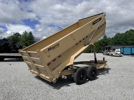 New 2026 PJ Trailers 7X16 (4FT WALL) 6 STAGE TELESCOPIC DUMP TRAILER 17600 GVWR Dump Trailer