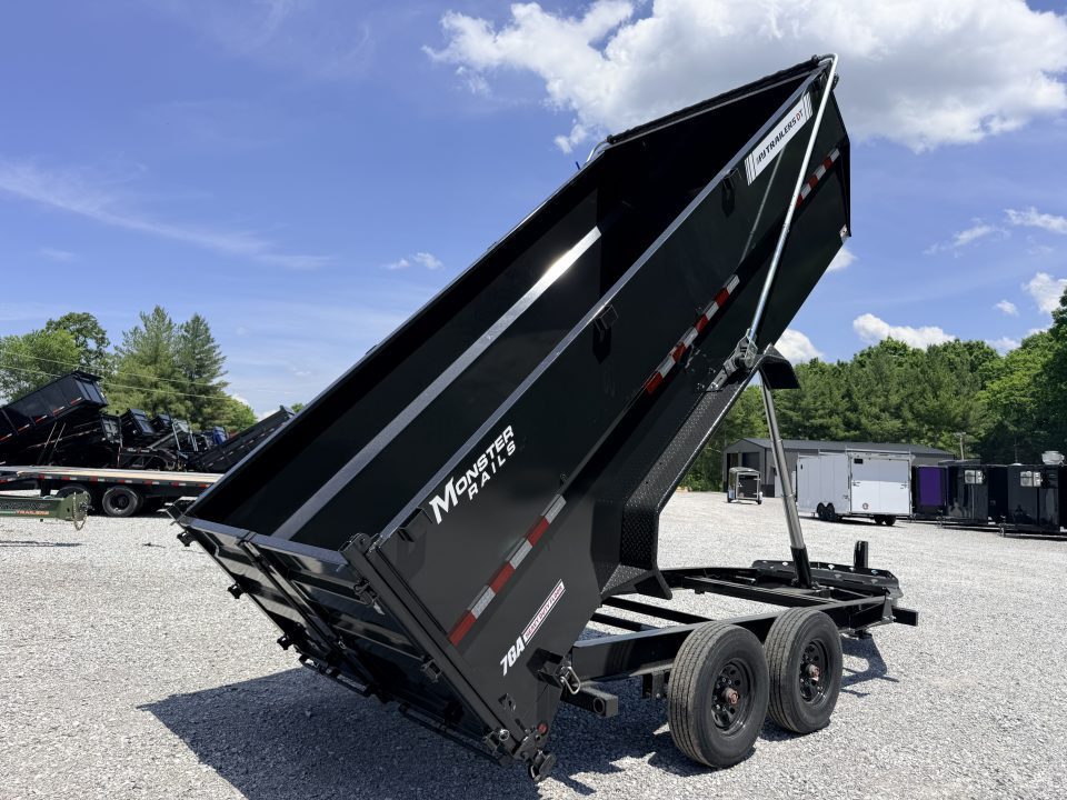 New 2026 PJ Trailers 7X16 (4FT WALL) 6 STAGE TELESCOPIC DUMP TRAILER 17600 GVWR Dump Trailer