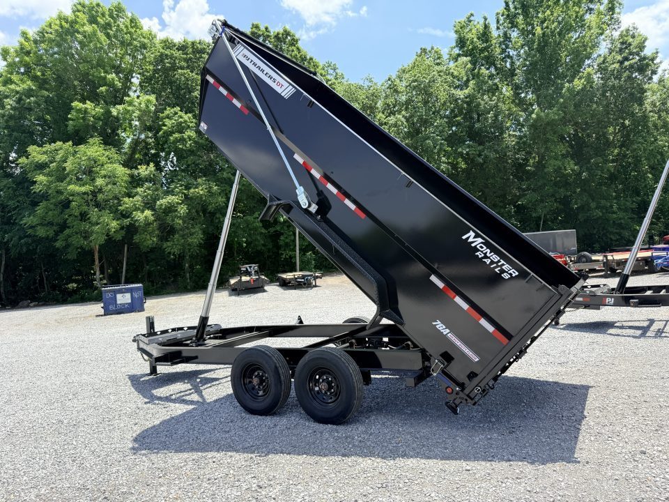 New 2026 PJ Trailers 7X16 (4FT WALL) 6 STAGE TELESCOPIC DUMP TRAILER 17600 GVWR Dump Trailer