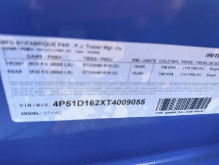 New 2026 PJ Trailers 7X16 (4FT WALL) 6 STAGE TELESCOPIC DUMP TRAILER 17600 GVWR Dump Trailer