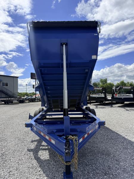 New 2026 PJ Trailers 7X16 (4FT WALL) 6 STAGE TELESCOPIC DUMP TRAILER 17600 GVWR Dump Trailer