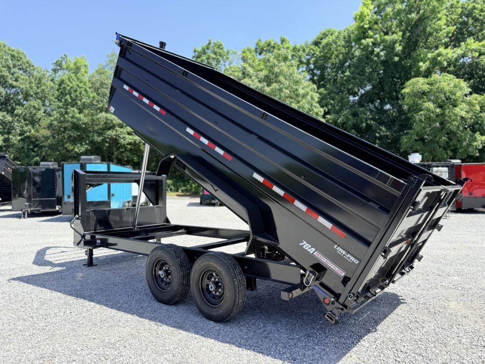 New 2026 PJ Trailers 7X16 GOOSENECK (4FT WALL) DUMP TRAILER 15680 GVWR Dump Trailer