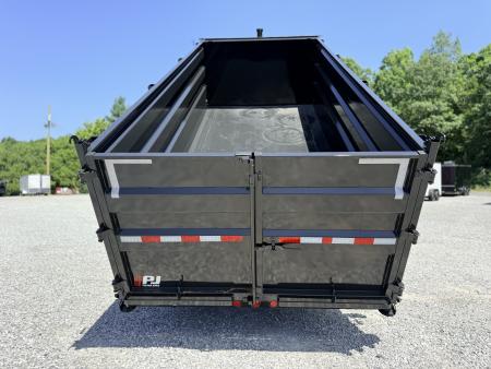 New 2026 PJ Trailers 7X16 GOOSENECK (4FT WALL) DUMP TRAILER 15680 GVWR Dump Trailer