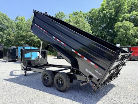 New 2026 PJ Trailers 7X16 GOOSENECK (4FT WALL) DUMP TRAILER 15680 GVWR Dump Trailer