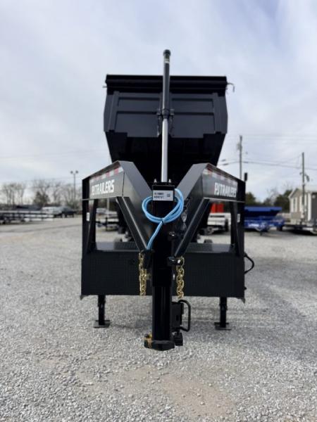 New 2026 PJ Trailers 7X16 GOOSENECK (4FT WALL) DUMP TRAILER 18000 GVWR Dump Trailer