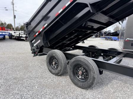 New 2026 PJ Trailers 7X16 GOOSENECK (4FT WALL) DUMP TRAILER 18000 GVWR Dump Trailer