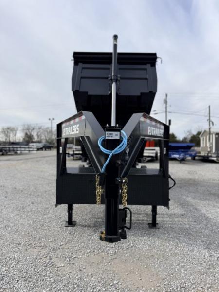 New 2026 PJ Trailers 7X16 GOOSENECK (4FT WALL) DUMP TRAILER 18000 GVWR Dump Trailer