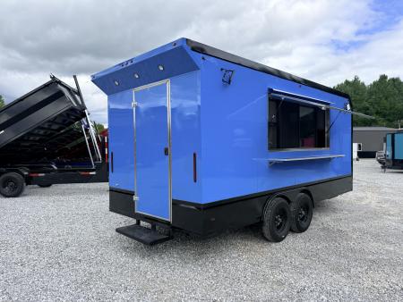 New 2026 ACHA 8.5X18 TA CONCESSION TRAILER FULLY EQUIPED BLACKOUT Concession