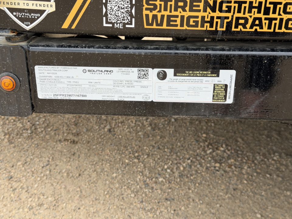 New 2026 Southland Trailers sl610-10k Dump Trailer