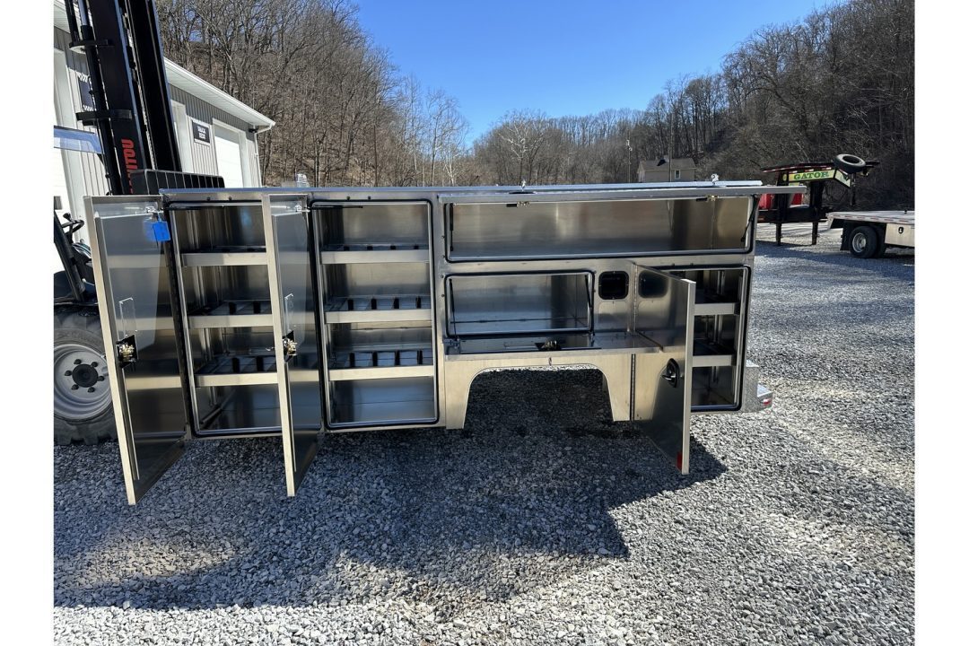 New Martin Truck Bodies HSB Service Body DRW 84" CA Cab and Chassis 57" Tall Compartments