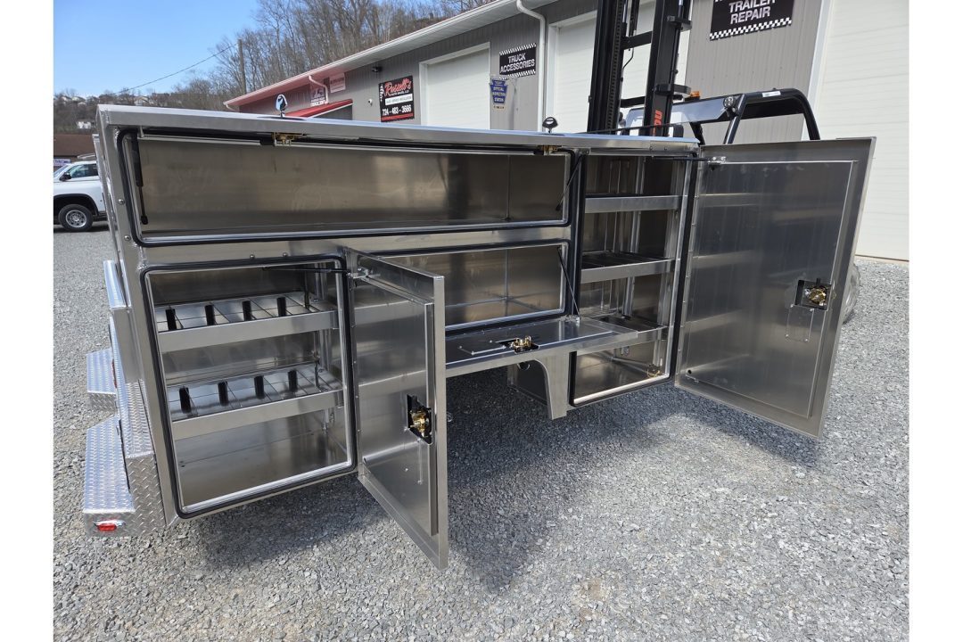 New Martin Truck Bodies HSB Service Body DRW 60" CA Cab and Chassis 57" Tall Compartments