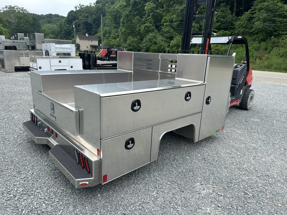 New 2026 Martin Truck Bodies Aluminum HFSB Service Body DRW 60" CA Cab and Chassis Tall Front Compartments SMOOTH APPEARANCE