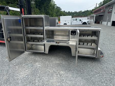 New 2026 Martin Truck Bodies Aluminum HFSB Service Body DRW 60" CA Cab and Chassis Tall Front Compartments SMOOTH APPEARANCE