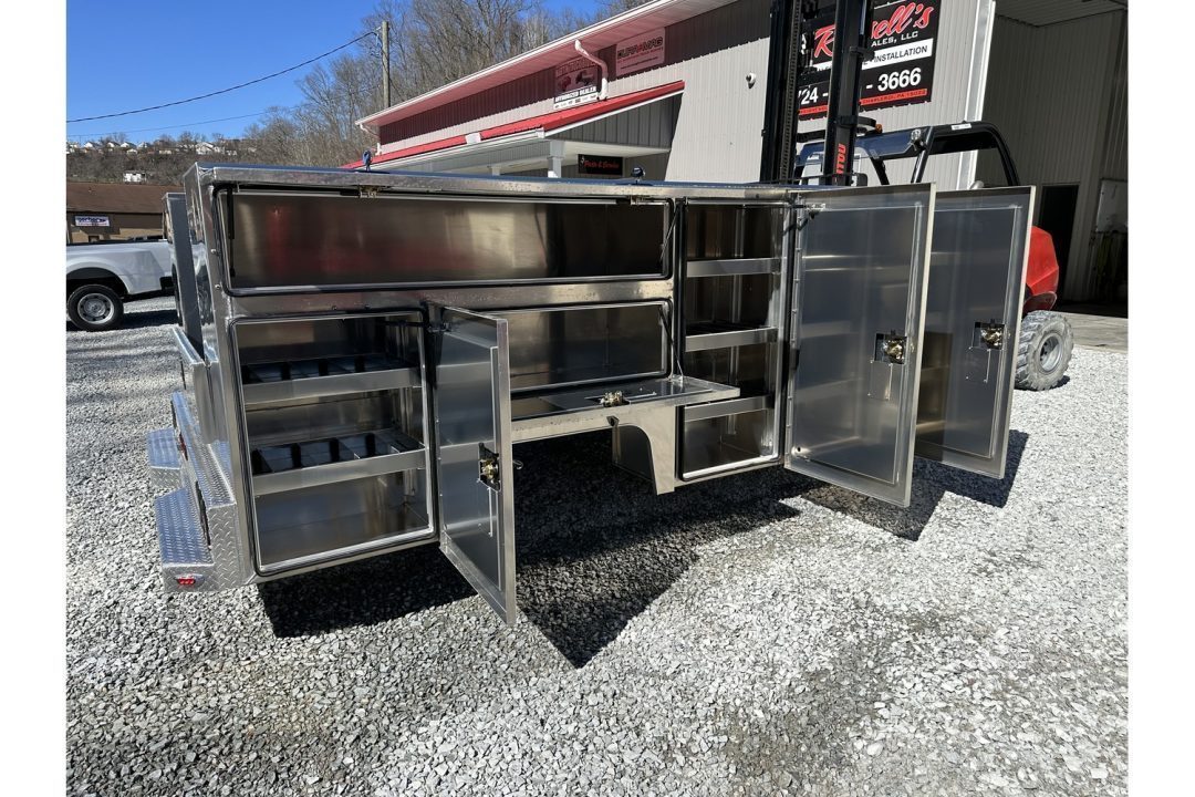 New Martin Truck Bodies HSB Service Body DRW 84" CA Cab and Chassis 57" Tall Compartments