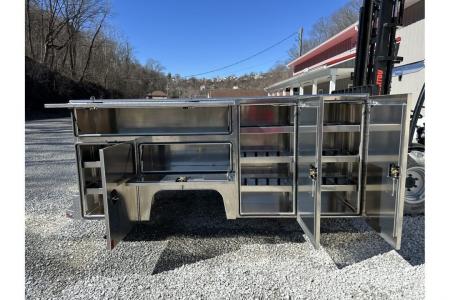 New Martin Truck Bodies HSB Service Body DRW 84" CA Cab and Chassis 57" Tall Compartments
