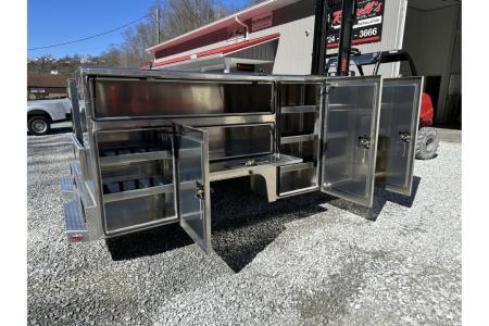 New Martin Truck Bodies HSB Service Body DRW 84" CA Cab and Chassis 57" Tall Compartments