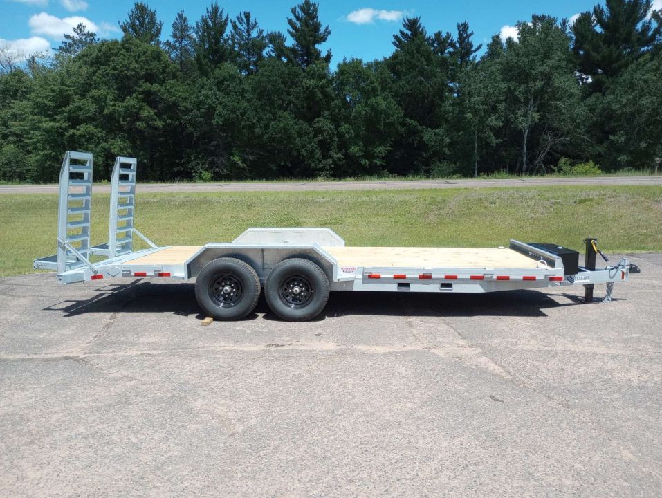 New 2027 Drive Trailers 14K 20'x82" Galvanized Equipment Trailer