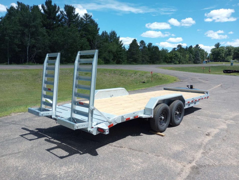 New 2027 Drive Trailers 14K 20'x82" Galvanized Equipment Trailer