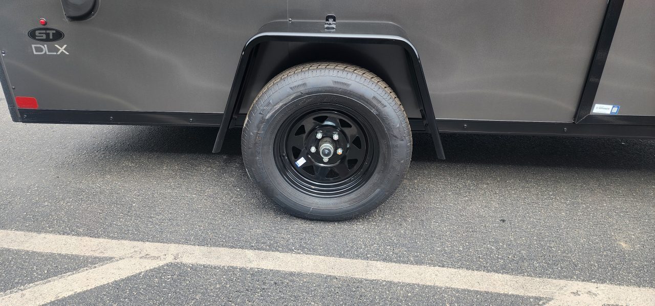 New 6 x 12 LOOK ST DLX Cargo Trailer Blackout Package 3k