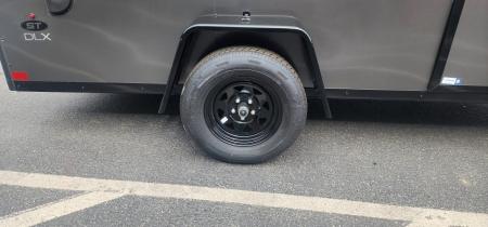 New 6 x 12 LOOK ST DLX Cargo Trailer Blackout Package 3k