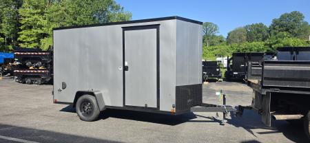 Used 6 x 12 LOOK ST DLX Cargo Trailer Blackout Package 3k