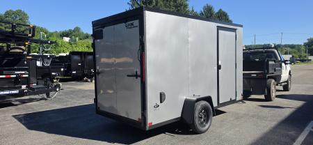 Used 6 x 12 LOOK ST DLX Cargo Trailer Blackout Package 3k