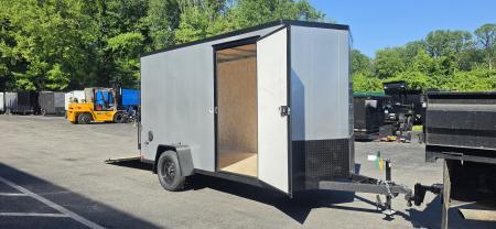 Used 6 x 12 LOOK ST DLX Cargo Trailer Blackout Package 3k