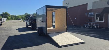 Used 6 x 12 LOOK ST DLX Cargo Trailer Blackout Package 3k