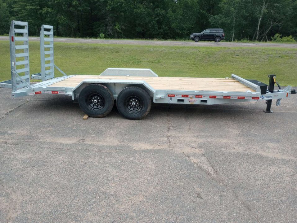 New 2026 Drive Trailers 14K 18'x82" Galvanized Equipment Trailer