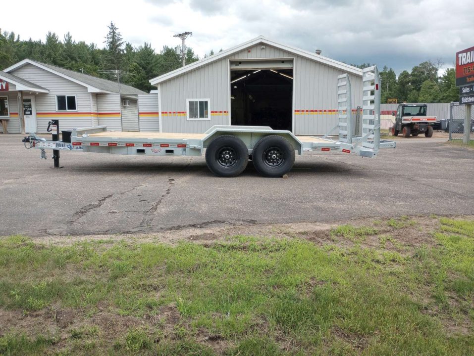 New 2026 Drive Trailers 14K 18'x82" Galvanized Equipment Trailer