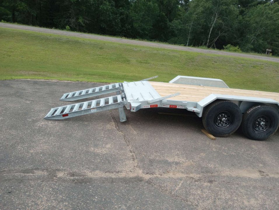 New 2026 Drive Trailers 14K 18'x82" Galvanized Equipment Trailer