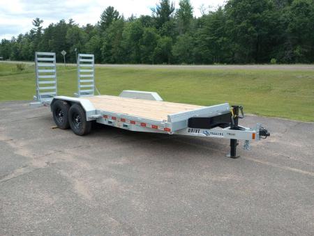 New 2026 Drive Trailers 14K 18'x82" Galvanized Equipment Trailer
