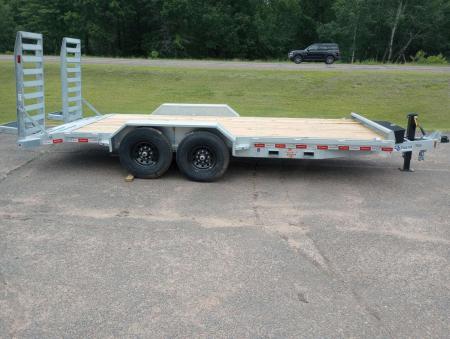 New 2026 Drive Trailers 14K 18'x82" Galvanized Equipment Trailer
