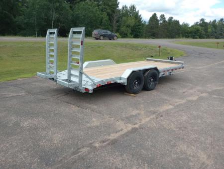 New 2026 Drive Trailers 14K 18'x82" Galvanized Equipment Trailer