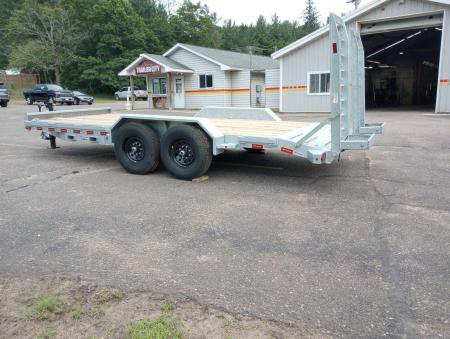 New 2026 Drive Trailers 14K 18'x82" Galvanized Equipment Trailer