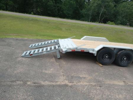 New 2026 Drive Trailers 14K 18'x82" Galvanized Equipment Trailer