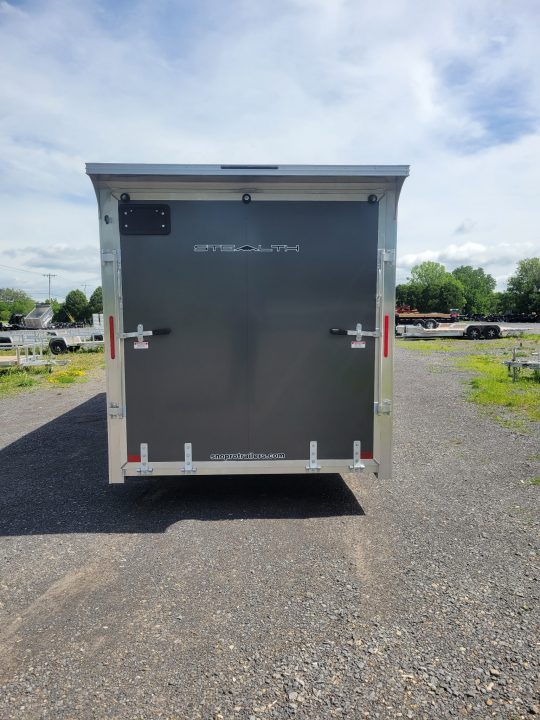 New 2027 ALCOM E7X22-IF STEALTH Snowmobile Trailer