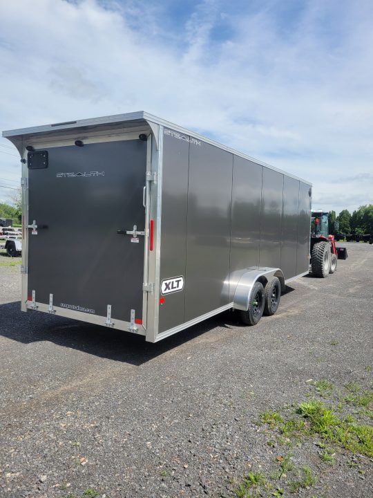 New 2027 ALCOM E7X22-IF STEALTH Snowmobile Trailer