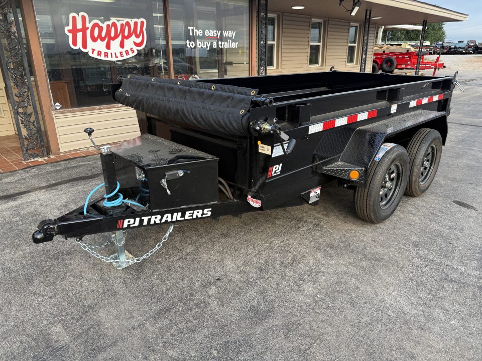 New 2027 PJ 60"x10' Tandem Axle Utility Dump Trailer w/ 18" Sides – D5