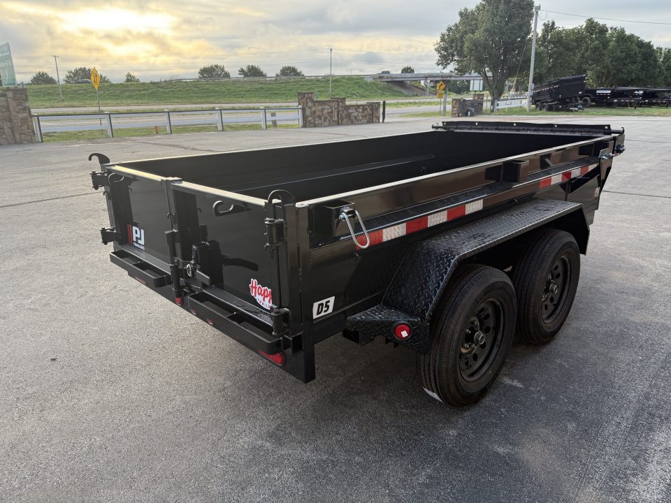 New 2027 PJ 60"x10' Tandem Axle Utility Dump Trailer w/ 18" Sides – D5