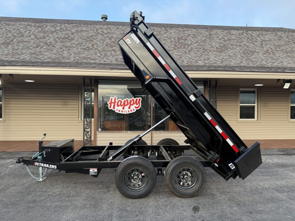 New 2027 PJ 60"x10' Tandem Axle Utility Dump Trailer w/ 18" Sides – D5