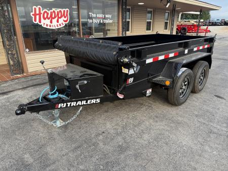 New 2027 PJ 60"x10' Tandem Axle Utility Dump Trailer w/ 18" Sides – D5