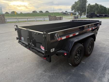 New 2027 PJ 60"x10' Tandem Axle Utility Dump Trailer w/ 18" Sides – D5