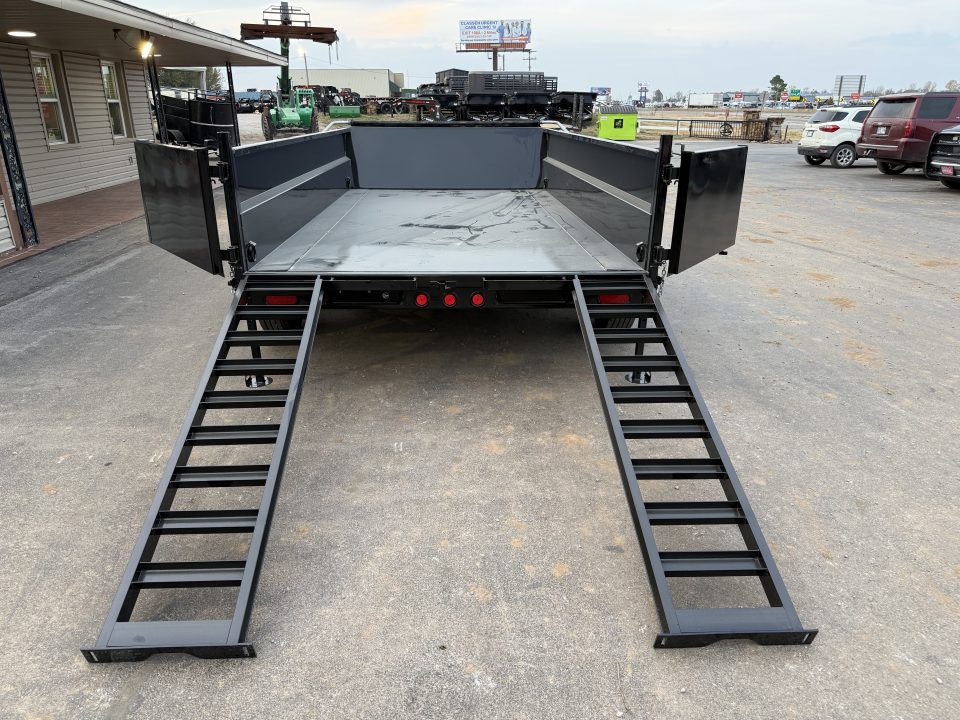 New 2027 PJ 83"x14' BP Tandem Axle Low Pro Telescopic Dump w/ 24" Sides – DT Voyager Package
